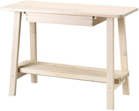 Ikea norraker Aparador de madera de abedul; (120 x 50 cm): Amazon ...