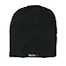 Satin Life Elastic Band Women's Soft Slouchy Satin Lined Hat Beanie Cap (Black)