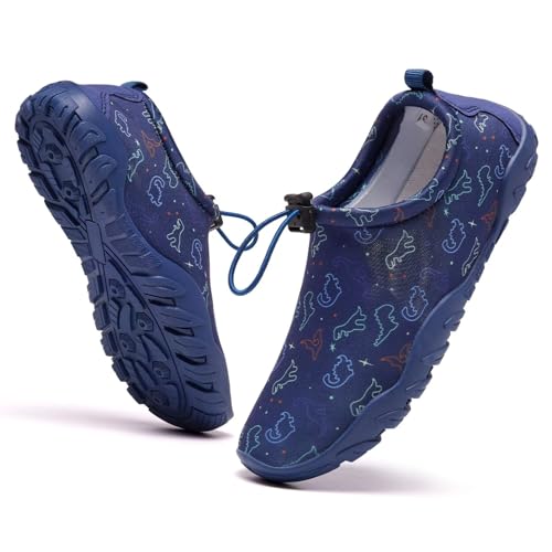 JouraLiyon Kids Water Shoes Slip On for Girls & Boys Deepblue at Amazon