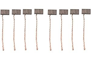Carbon Brush Set 6x6x10mm (8pcs) for Automotive Power Tool Motors – Blower, Fan & Windshield Wiper Motor
