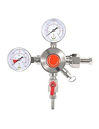 TerraBloom Válvulas reguladoras de presión de CO2 para cerveza, cerveza, cerveza, borrador de configuraciones y soldadura