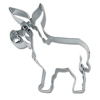 Staedter Donkey Shape Cookie Cutter, Silver