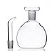 ELETON Cylindrical Olive Oil Dispenser Oil Bottle Glass with No Drip Bottle Spout - Oil Pourer Dispensing Bottles for Kitchen - Olive Oil Glass Dispenser to Control Cooking Vegetable Oil and Vinegar