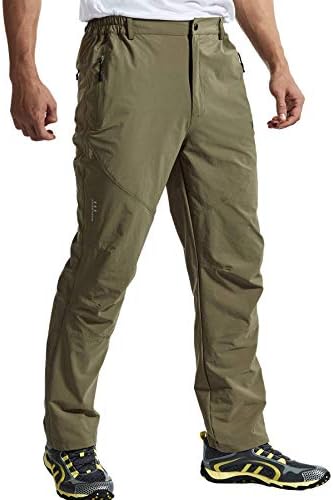 Tbmpoy 登山パンツ メンズ アウトドア トレッキングパンツ ゴルフ ロングパンツ 薄手 吸汗速乾 ストレッチ ハイキング