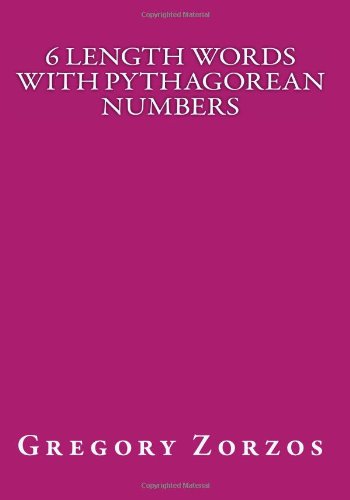 6 Length Words With Pythagorean Numbers 6 Length Words With Pythagorean Numbers