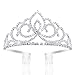 ANBALA Tiara Crowns, Rhinestone Crystal Queen Tiara Headband Wedding Pageant Crowns Princess Crown for Women