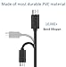 Micro USB Cable,ENACFIRE Powerline [6-Pack] (1ft, 3x3ft, 6ft, 10ft) Premium Micro USB Cable Perfect Lengths Set High Speed Sync Quick Charging USB 2.0 A Male to Micro B Cable (Black)