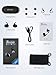 Wireless Earbuds,Upgraded Bluetooth 5.0 Bluetooth Earphones True Wireless Earbuds Stereo Hi-Fi Sound Wireless Headphones with Mic Charging Case Noise Reduction Compatible with iPhone Android