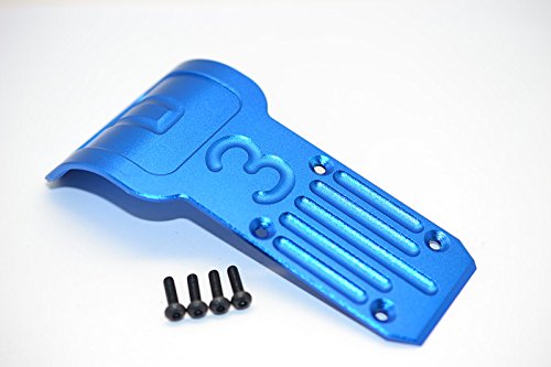 Tamiya DT-03 Upgrade Parts Aluminium Rear Bumper - 1Set Blue