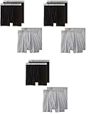 Fruit of the Loom Men's 4Pack Assorted Trunk Boxer Briefs Cotton Underwear