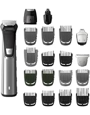 Philips Multigroom Series 7000, Cordless Wet & Dry with 19 Trimming Accessories, DualCut Technology, Lithium-Ion and Storage Bag, MG7770/18