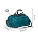 SKYLE 3-Way Gym Sport Bag Travel Duffel Bag Backpack with Shoe Compartment Cyan