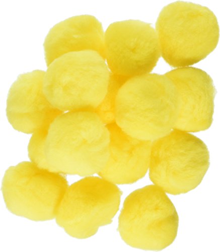 UPC 082676219245, Pom Poms 1.5&quot; 15/Pkg-Yellow