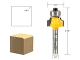Yonico 13161q 1/8-Inch Radius Round Over Edge Forming Router Bit 1/4-Inch Shank