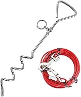 Taylor & Brown 33ft Heavy Duty Dog Tie Out Cable with Ground Stake view 2