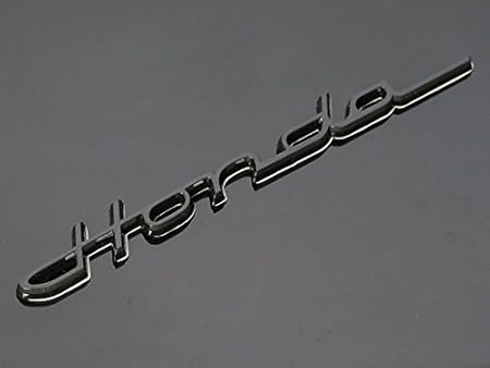 Amazon Honda クラシック エンブレム ブラック 筆記体 215mm 23mm ホンダ モンキー ゴリラ エイプ シャリー ダックス ディオ ズーマー リトルカブ バイク用エンブレム 車 バイク