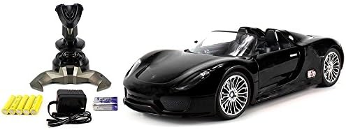 Toycity Licensed Porsche 918 Spyder Remote Control RC Car BIG 1:14 Scale Size RTR w/ Bright LED Lights, Opening Doors, Detailed Construction