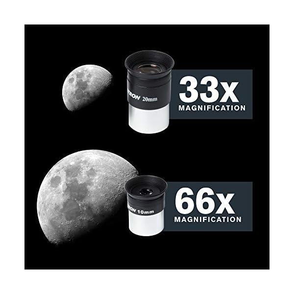 Celestron 22065 AstroMaster 102AZ Refraktor-Teleskop, dunkelblau – Bild 5