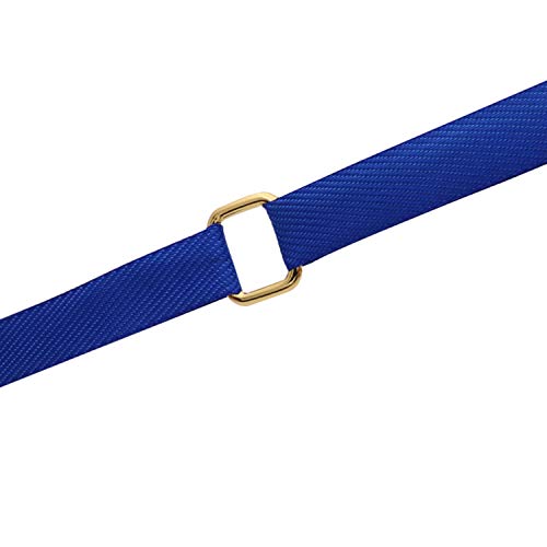 BIKICOCO Metal Rectangle Ring Buckles Square Strap Webbing Belt Rings for Bag Purse Non Welded 0.6 x 0.5 Inch, Gold, Pack of 30