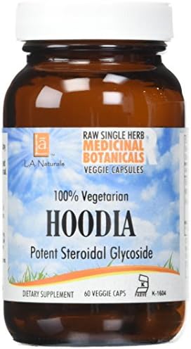 L A NATURALS Hoodia Raw Herb 60 Vgc, 0.02 Pound