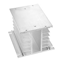 uxcell Aluminum Heat Sink SSR Dissipation for Three