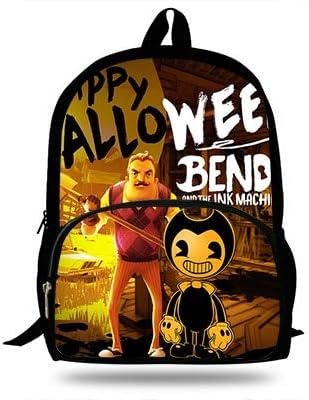 16-inch Mochila School Backpack Hello Neighbor Funny Game Printing Children Bags Boys Teenage Girls Casual Backpacks