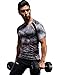L&H Men's Second-skin Cycling Jogging Quick-day Second-skin Compression Shirt