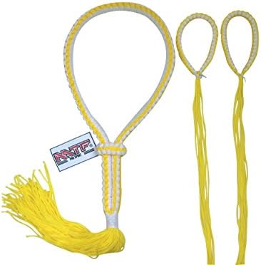 MTF MONGKOL &amp; PRAJIAT Armband Muay Thai Boxing TRADITIONAL Headband / SET MONGKHOL MONGKON LUCKY FIGHTER Thailand K1 Kickboxing MMA Boxing Fitness Gears - Yellow and White