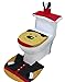 Ohuhu Christmas Elk Toilet Seat Cover, Tank Cover, Paper Box and Rug Set, Christmas Decoration Bathroom Decor Set