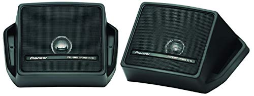 Pioneer Electronics TS-44 Breitband-Aufbaulautsprecher (40 W), Koaxiallautsprecher, Nominale Ausgangsleistung 10 W, 88 dB, 173 x 109 x 97 mm, 2 Lautsprecher, schwarz