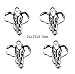 18pcs Mixed Animal Elephant Charms Pendant for DIY Jewelry Making Handmade Bracelet Necklace Key Chain Bag Accessories (18pcs)