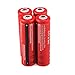 10Pcs/Set 3.7V 1200mah Rechargeable 18650 Li-ion Battery LED Flashlight Batteries High Protective