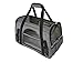 Pawfect Pets Pet Travel Carrier, Soft-Sided with Two Pet Mats for Small Dogs and Cats (Charcoal Grey)