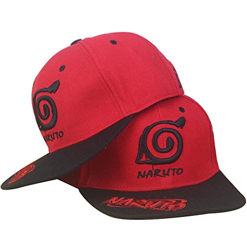 Anime One Piece Cosplay Canvas Snapback Cap Hip Hop Baseball Sports Hat (Naruto)