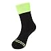 Hot Feet Women's 2 Pairs Heavy Thermal Socks - Thick Insulated Crew for Cold Weather; Sock Size 9-11, Shoe Size 4-10.5 (Apple Cuff and Grape Cuff)