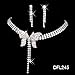 Crystal Necklace Earrings Set Charm Tassel Butterfly Shape Wedding Jewelry Set Women Bride Party