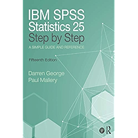 IBM SPSS Statistics 25 Step by Step: A Simple Guide and Reference book cover