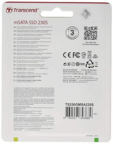 Transcend TS256GMSA230S 256GB | mSATA 2,5" SSD 230S SATA III 6Gb/s interface - Image 3