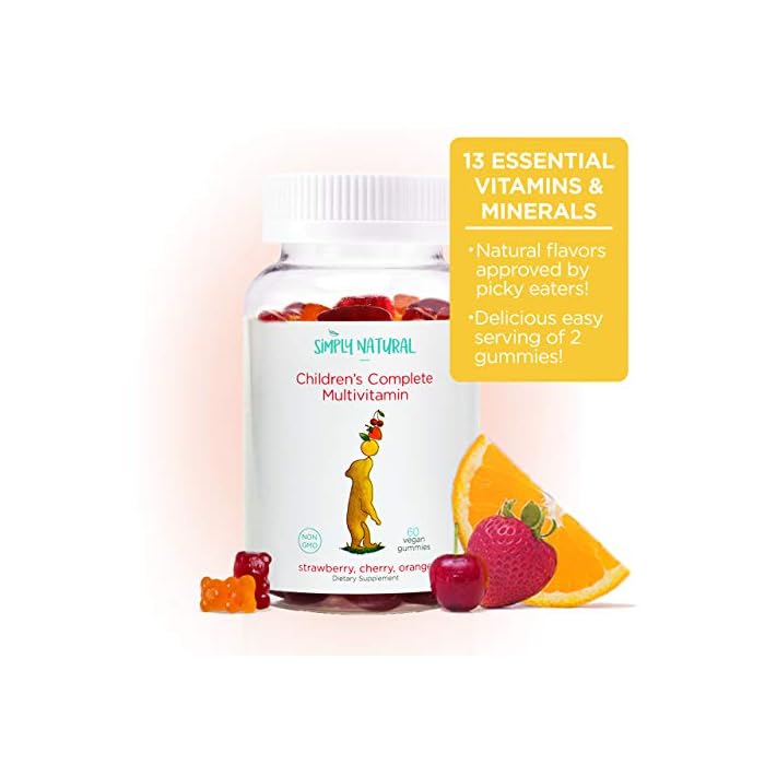 HRMNY Kids and Toddler Gummy Multivitamins (60 Vegetarian Gummies): Vitamin D3, C and Zinc for Immune Support, B12…