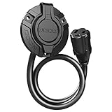 NOCO GCP1 15 Amp 125V AC Port Plug Power Inlet with 16-Inch Integrated Extension Cord