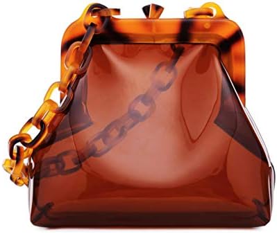 Acrylic Transparent Clutch Chain Women Shoulder Bags Wedding Party Purse