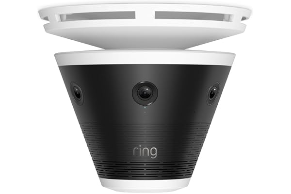 Ring Elite 360 4K, Six Retinal 4K Cameras, 360Â° Field of View, Built for Business, Panorama Control, Plug-In and PoE Type 4 Compatible, White