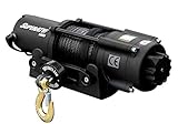 SuperATV 5000 Lb. Black Ops UTV/ATV Synthetic Rope Winch - With Wireless Remote and 50' Synthetic Rope