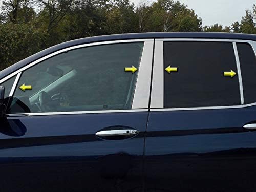 QAA fits 2017-2020 Honda Ridgeline 8 Piece Stainless Pillar Post Trim PP17242