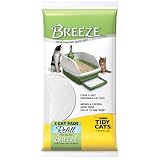 Breeze Tidy Cat Litter Pads 16.9"x11.4"(1 pack of 4 pads) (Grocery)