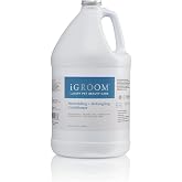 iGroom Deshedding &amp; Detangling Dog Conditioner, Luxury Pet Beauty Care, Loosen Tangles + Unwanted Undercoat, Adds Shine + Volume, Made in USA (1 GAL)