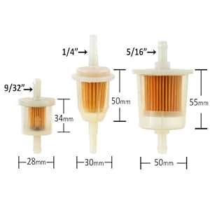 Amazon.com: ProTool Small Engine Inline Gas Filter ... small block fuel filter 
