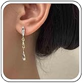 Allereyae Vintage Crystal Teardrop Earrings Cz Linear Drop Earrings Cubic Rhinestone Drop Earrings Cz Rhinestone Stud Earrings Jewelry for Women