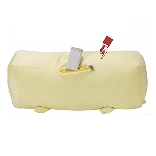 Cute Plush Pillow for Massage, Vibrational Pillow Cushion Hannari Grapefruit ToFu Massage Pillow, Kawaii Toy Massage Pillows for Home Office(Random Color) - Thumbnail 5