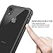 ALOFOX Clear Designed Case for iPhone XR Case, Full-Body Rugged Clear Bumper Case with Built-in Screen Protector for Apple iPhone XR 6.1 Inch (2018 Release) (Black+Clear)